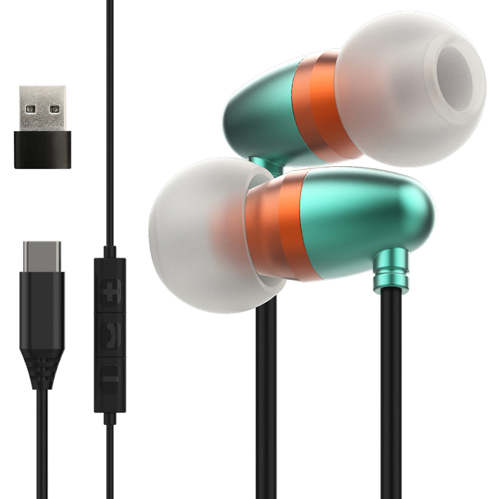 맥스틸 서라운드 7.1 노이즈캔슬링 마이크 C타입 유선 게이밍 이어폰 + USB 변환 젠더 세트, GM-AZEL3ENC, 민트 19,900원