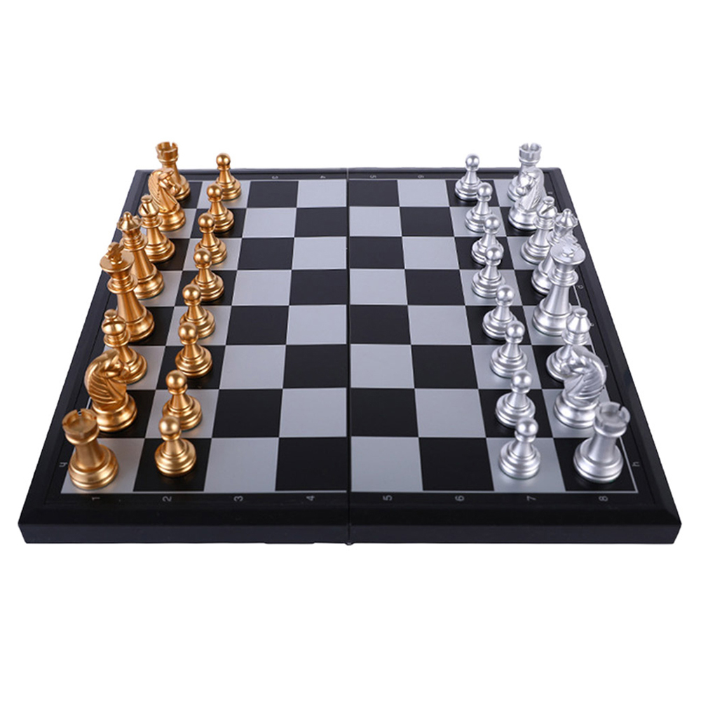 하이투데이 메탈 자석 휴대용 접이식 체스 세트 33cm, 혼합색상, 1개 17,900원