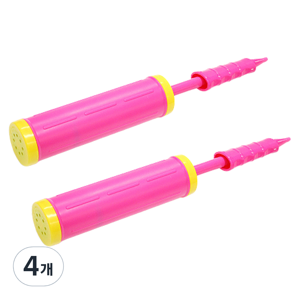 파티쇼 손펌프 공기주입기, 핑크, 4개 8,030원