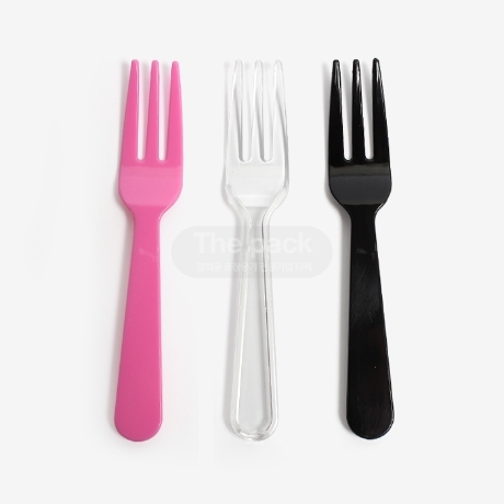 더팩컴퍼니 일회용 세발미니포크 샐러드포크 투명 100개,500,1000개(개별포장) 26,000원