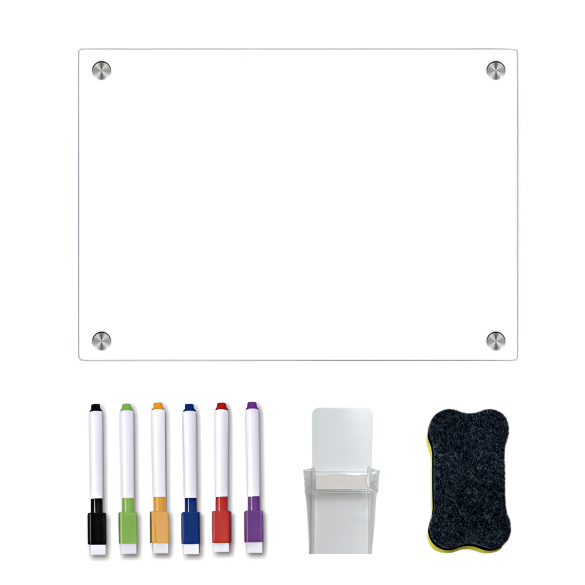 라이프웍스 냉장고 투명 아크릴 자석 메모 보드 세트 15,800원