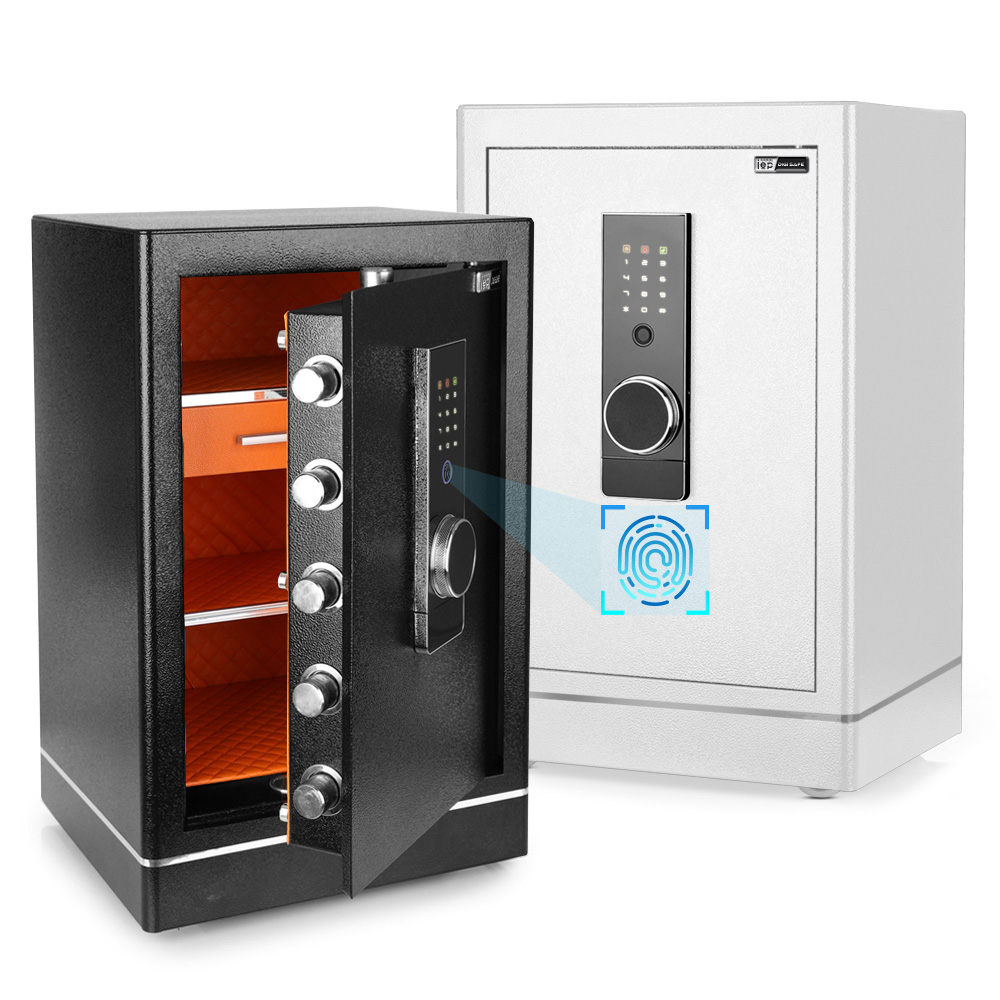 아이이피 R60FP 지문인식 디지털금고 대형금고 이동식금고 사무실금고 가정용금고 이중보안 금고, R60FP 디지털금고 화이트 297,000원