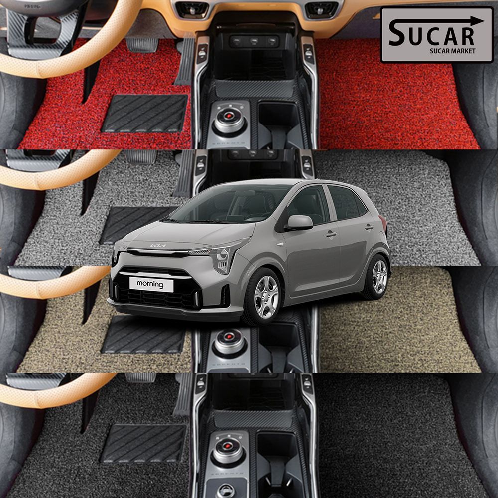 2024 더뉴 모닝 슈카마켓 프리미엄 코일매트 확장형 발판 트렁크 용품 러기지보드 기아, 그레이 89,400원