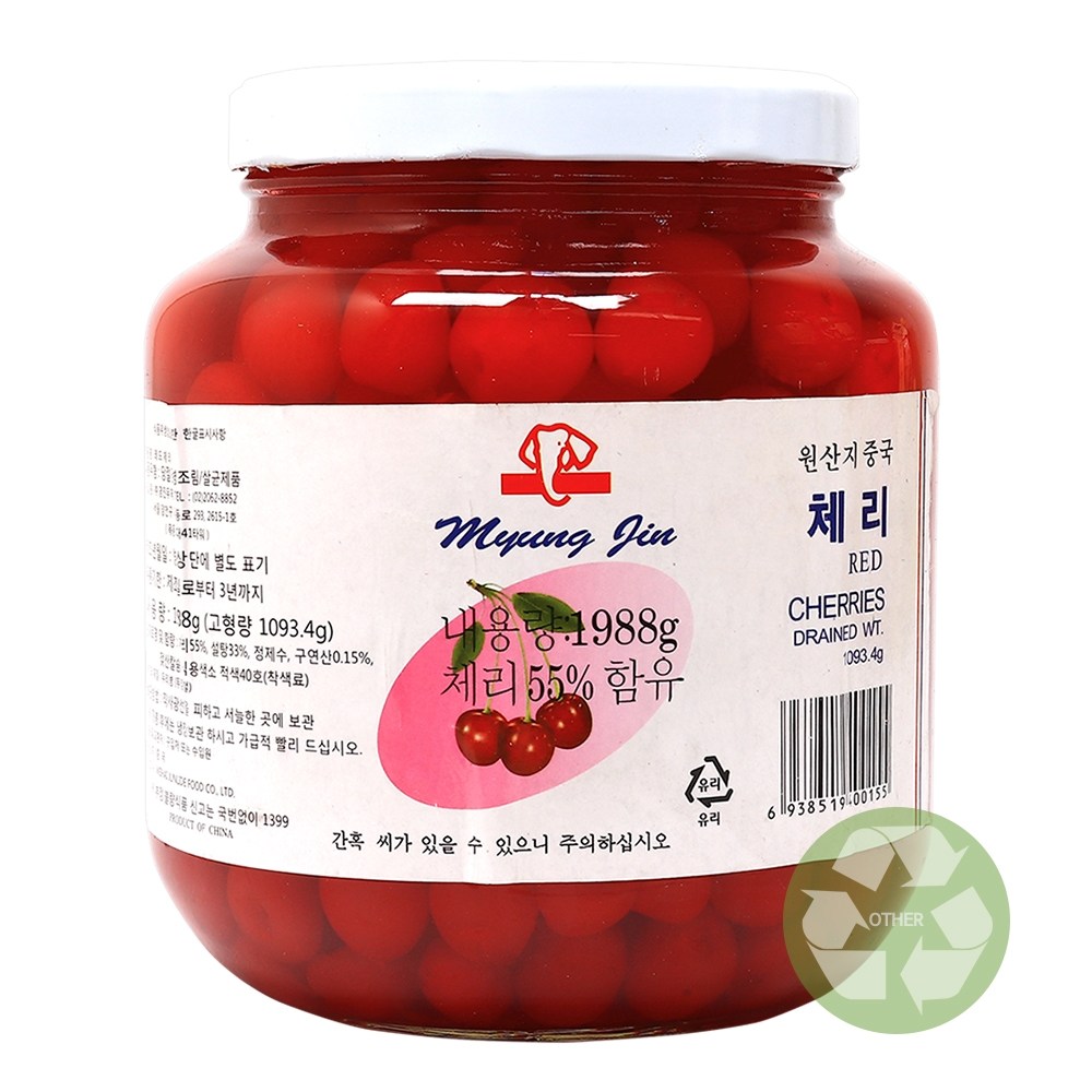 명진 꼭지없는 적체리 1988g 14,250원