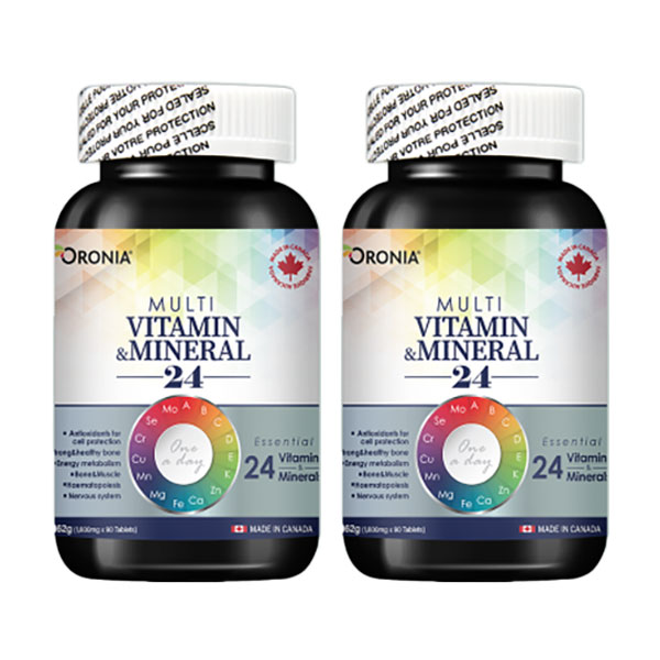 오로니아 멀티 비타민 미네랄, 2개, 90정 60,000원