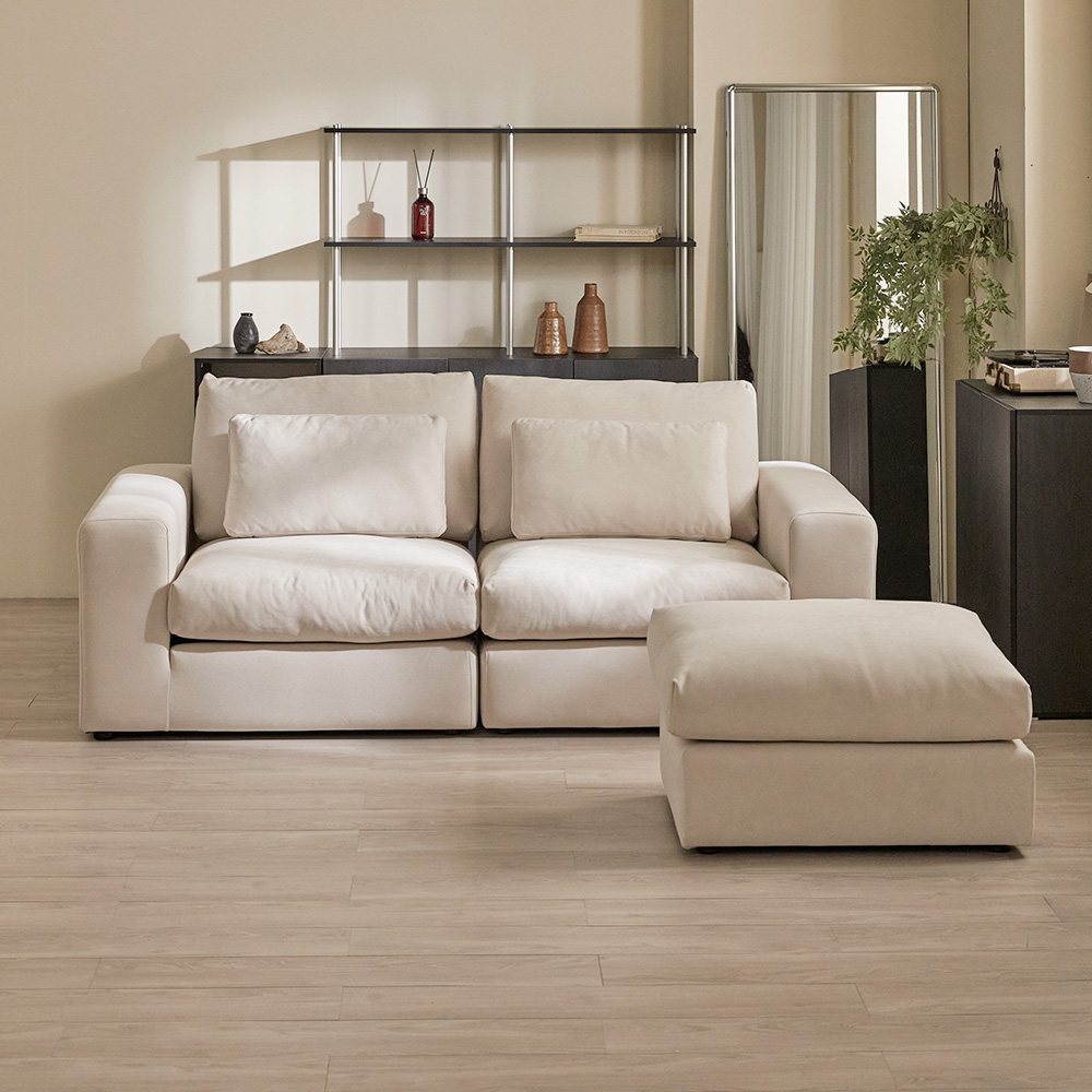 리샘 퍼피 패브릭 모듈 3인용 소파 방문설치, 단일색상 707,000원