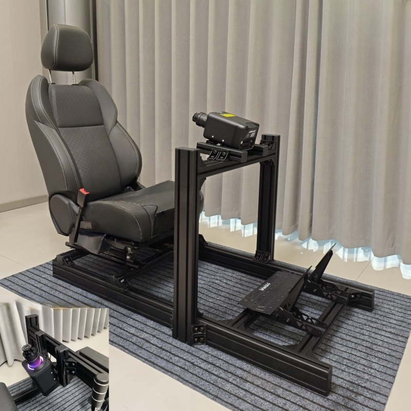 레이싱 프로파일 거치대 4080 알루미늄 시뮬레이터 블랙 실버 3060 비행 시뮬레이션 거치대 294,900원