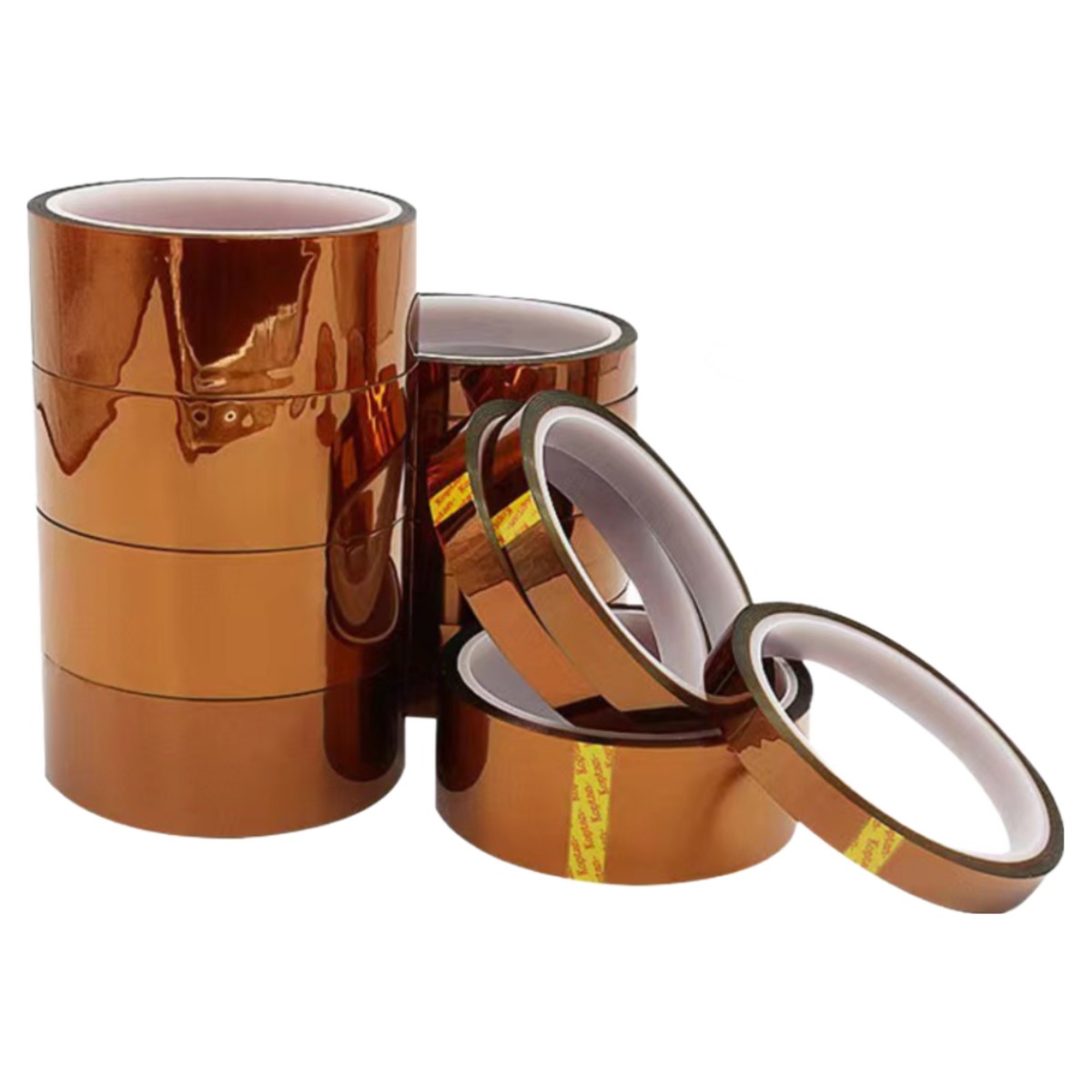 캡톤 테이프 PI테이프 고온 폭5mm*길이 27m*5개 들이 1셋트 내고온 폴리이미드 kapton tape, 1세트 8,850원