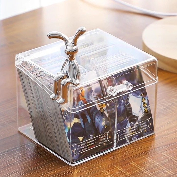 마리포레 아크릴 포토카드 보관함 포카통 2칸, 투명, 1개 6,800원