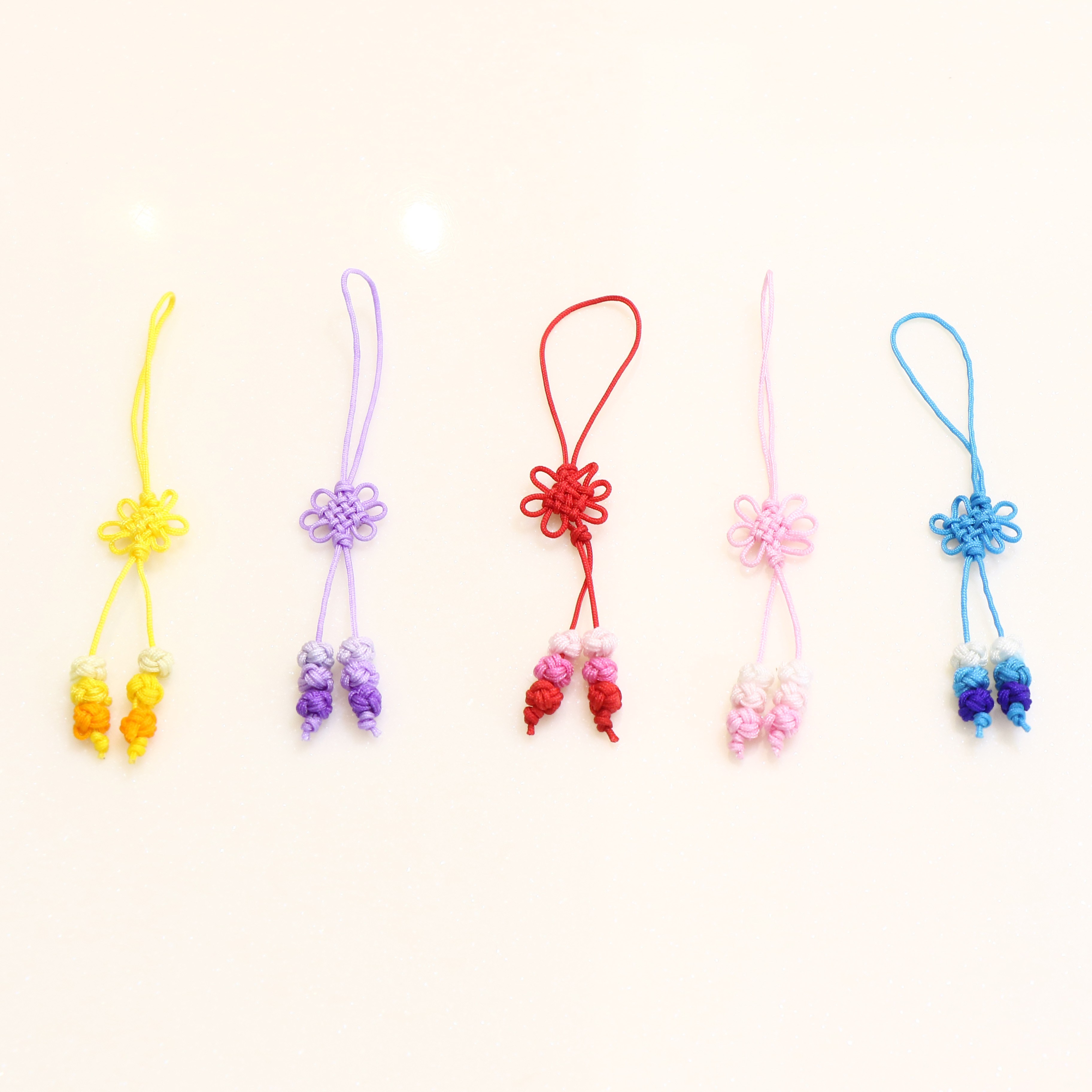 전통 국화매듭끈 장신구줄 노리개 가는실 0.1cm 200원