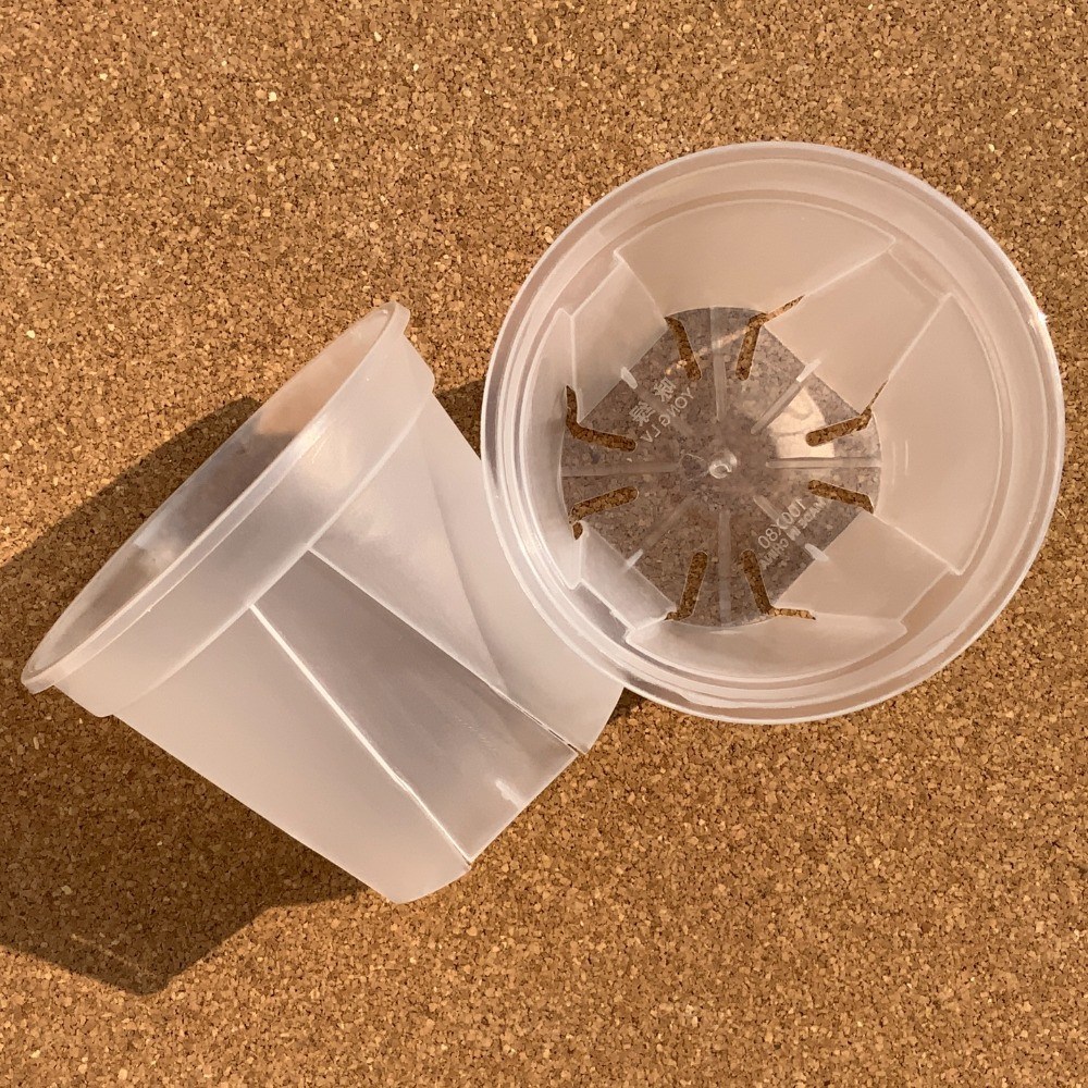 슬릿화분 원형 플라스틱 화분 슬릿분 투명 700원