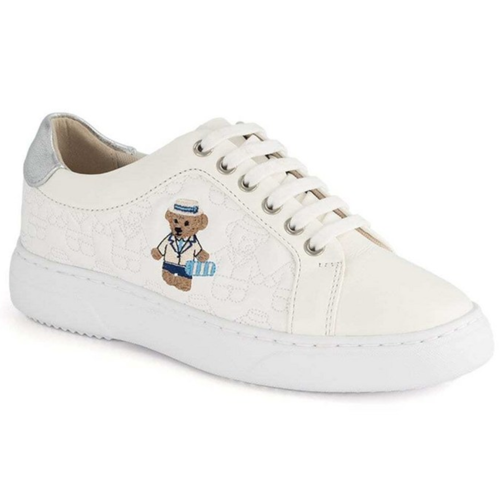 [국내백화점]  닥스 여성 화이트 테디베어 컴포트 밴딩 스니커즈 정장 편한 신발 272,500원