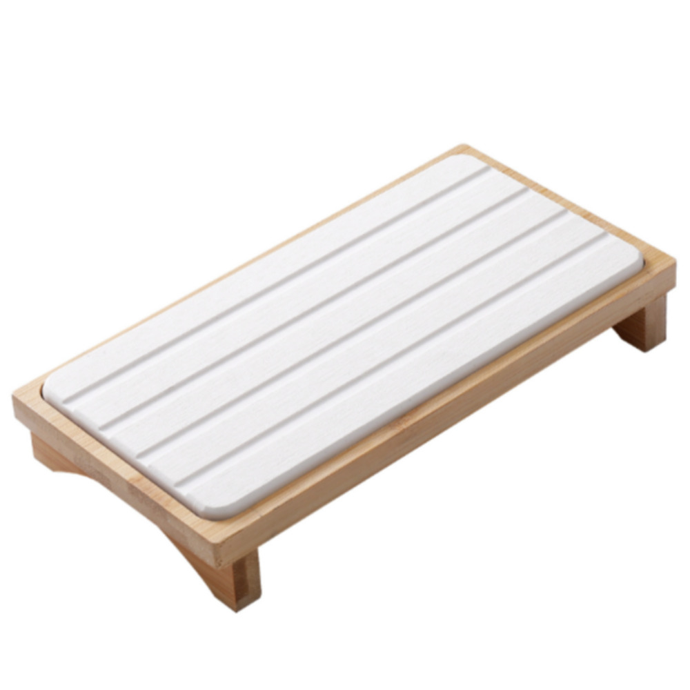 핸디홈 규조토 욕실 트레이 호텔 고급 우드 인테리어, 화이트 17,000원