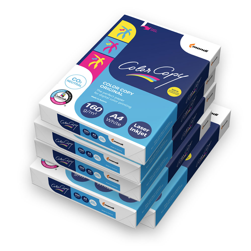 몬디 컬러카피 칼라레이저 전용 복사용지 160g 5p, A4, 1250매 124,170원