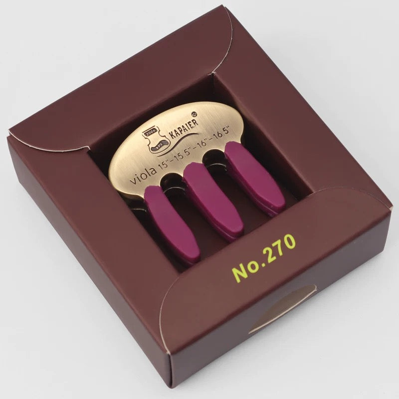 KPE 카파이어 비올라 메탈고무 3구약음기 집게형 NO.270, 1개, 단일색상 25,000원