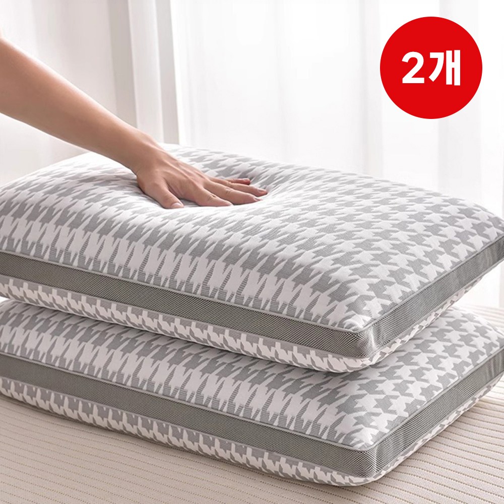 솜느 푹신한 호텔 숙면베개, 그레이, 2개 34,350원