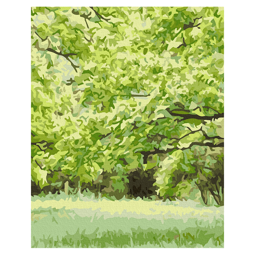 플레이어바웃 DIY 유화 그림그리기 세트 40 x 50 cm, 그린 하모니(GX41398), 1세트 15,900원