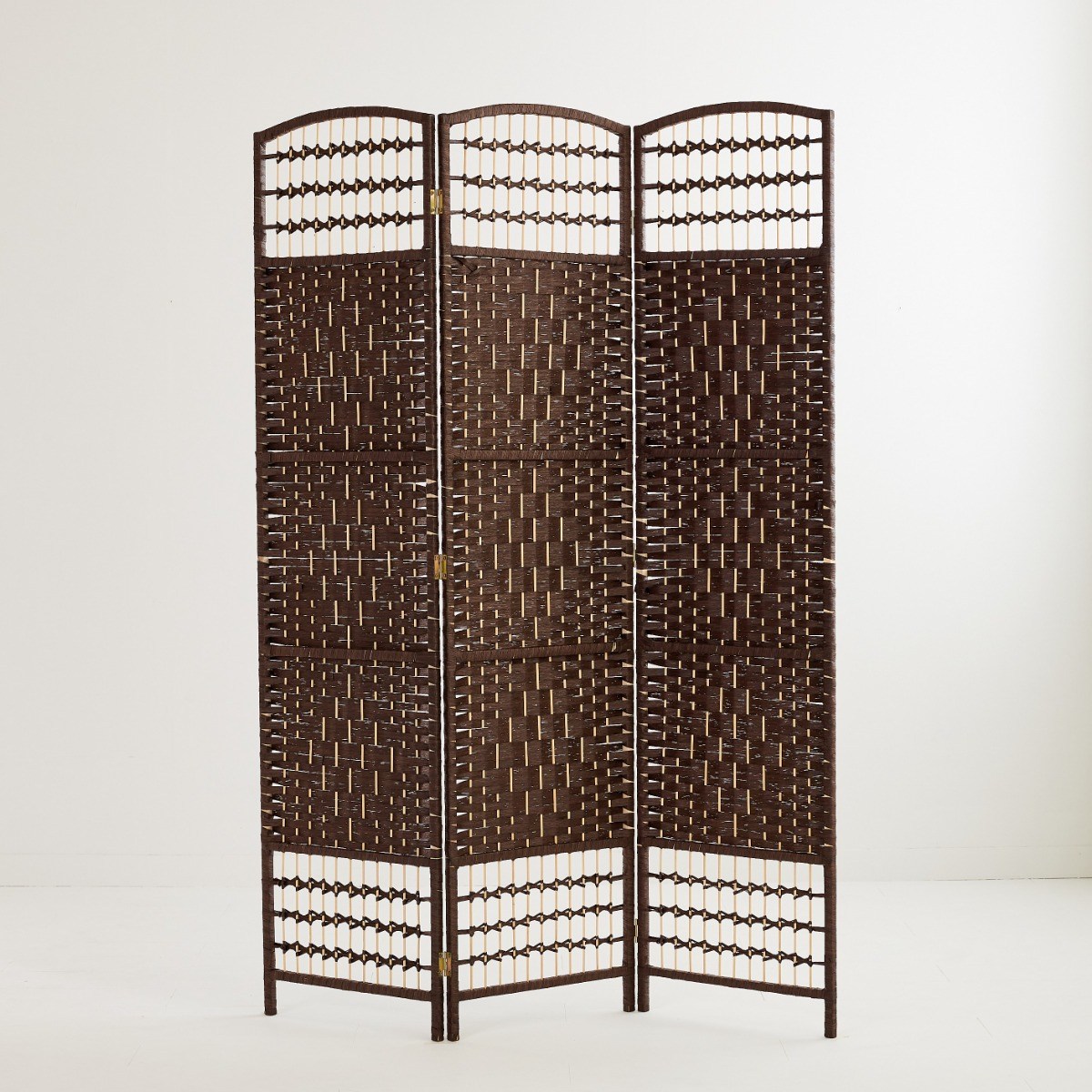 요고바라 인테리어 라탄 파티션 원목 칸막이 가리개 3~8단 단추가 가능 58,900원