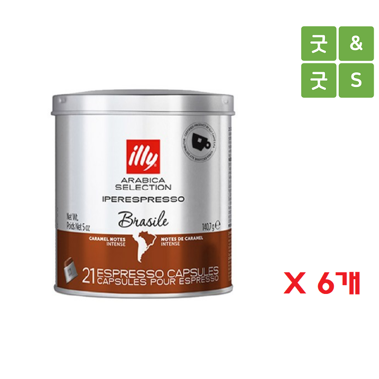 일리 모노아라비카 브라질 캡슐커피 21개입, 6.7g, 21개입, 6개 105,000원