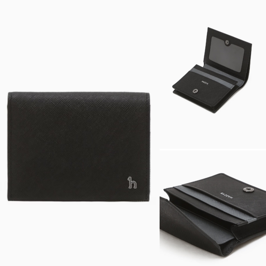 [AK플라자] [헤지스ACC] 블랙 배색포인트 소가죽 명함지갑 HJHO5F610BK 76,030원