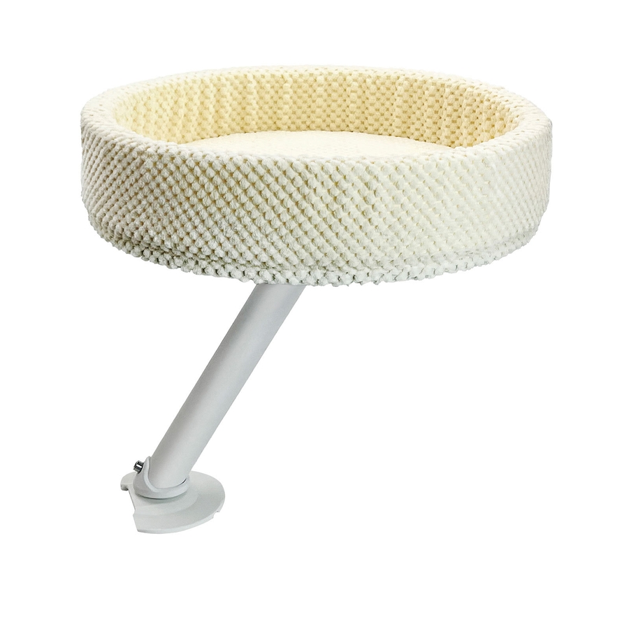 떠 있는 캣 해먹 고양이 침대 사무실 책상용 원목 거치대, 흰색 프레임 오프화이트 32,500원