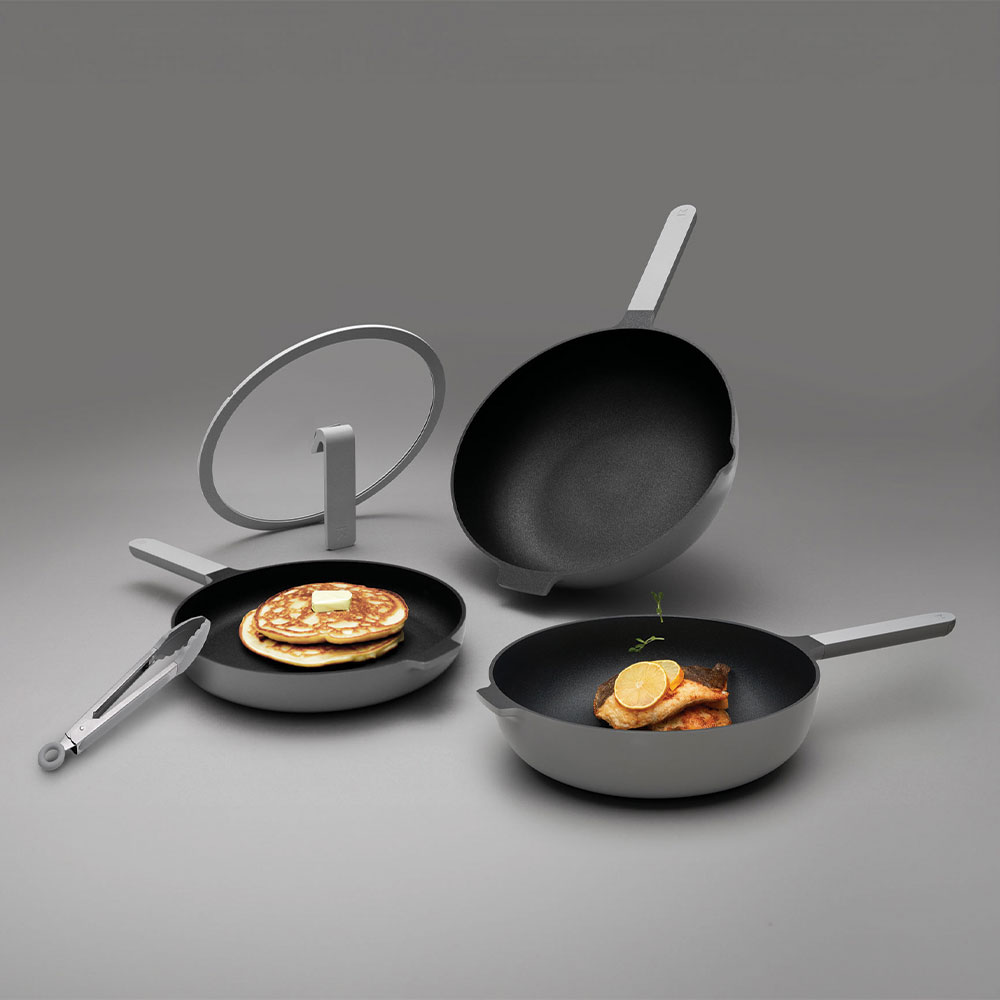 워키 티타늄 세라믹 후라이팬 3종 세트 (26cm+28cm+32cm), 3종세트 그레이 590,000원