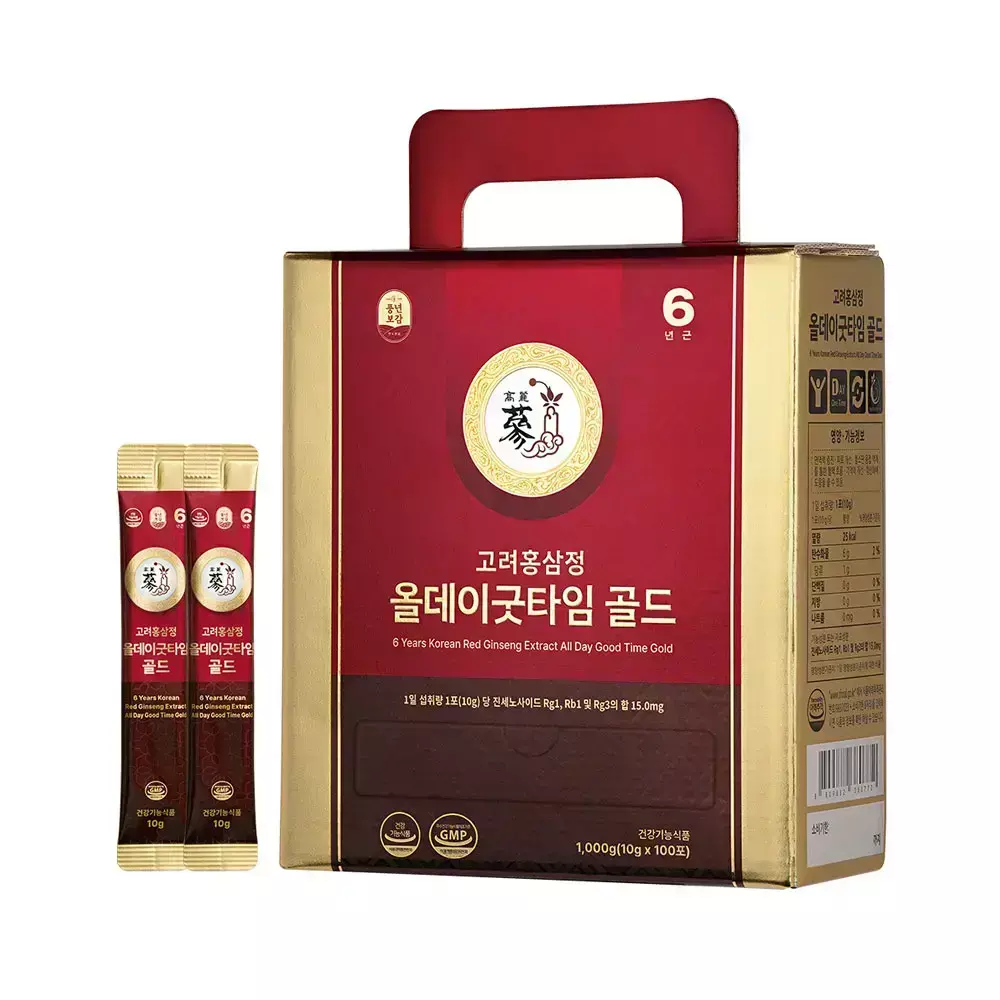 풍년보감 6년근 고려홍삼정 올데이굿타임 골드 홍삼스틱 81,300원