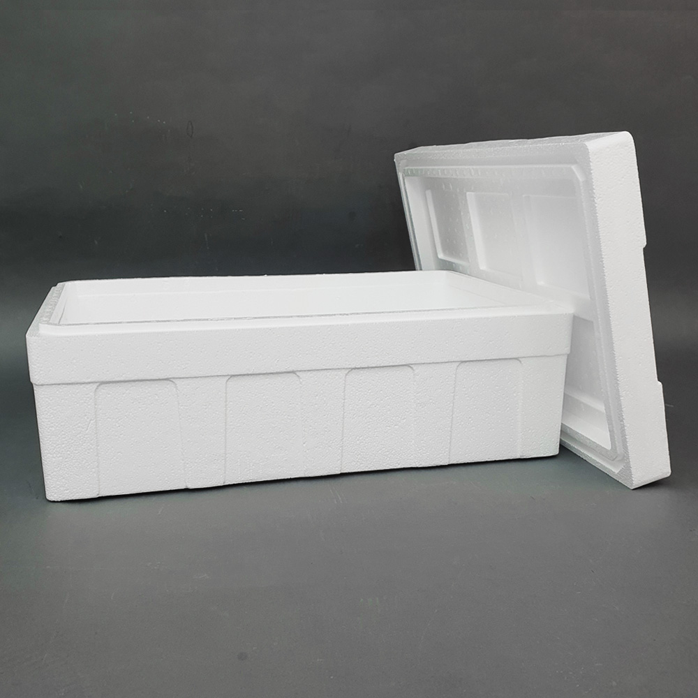 직사각 중간높이형 12호 스티로폼박스 아이스박스 포장박스 외경 715X436X243mm, 4개, 흰색 40,800원