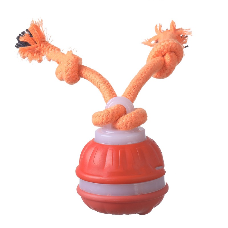 오브펫 강아지 움직이는 자동 장난감 터그볼 스마트 토이 USB 충전식, 오렌지, 1개 8,900원