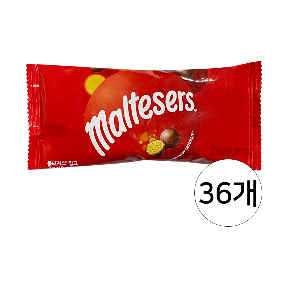[MARS] 몰티져스 밀크 초코볼 / 초코과자, 37g, 36개 41,880원
