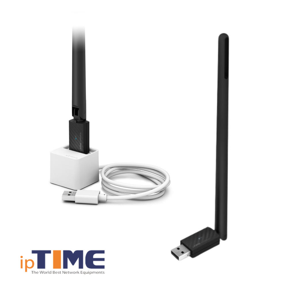 IPTIME 초고속 무선랜카드 데스크탑 와이파이 USB수신기 컴퓨터 wifi동글 어댑터 24,000원