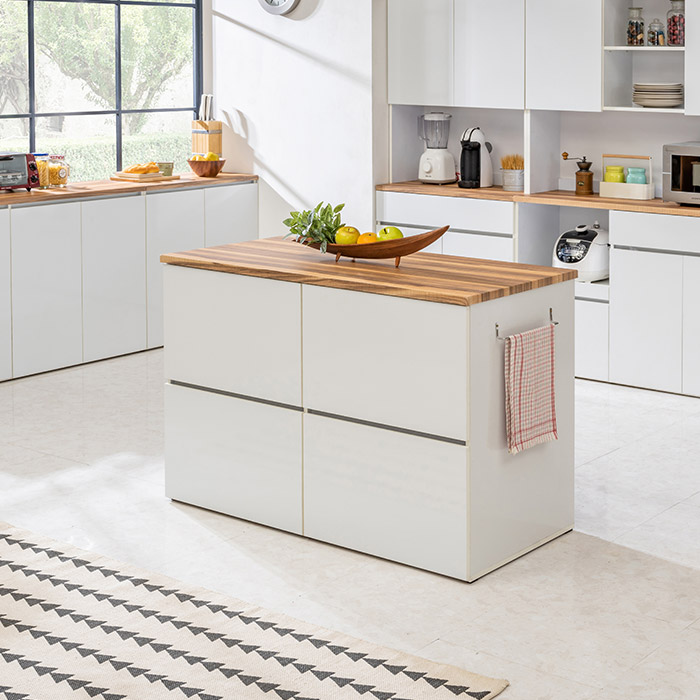퍼스웰 러벤 양방향 홈바조리대 아일랜드식탁(HA_027), 화이트아카시아 186,000원