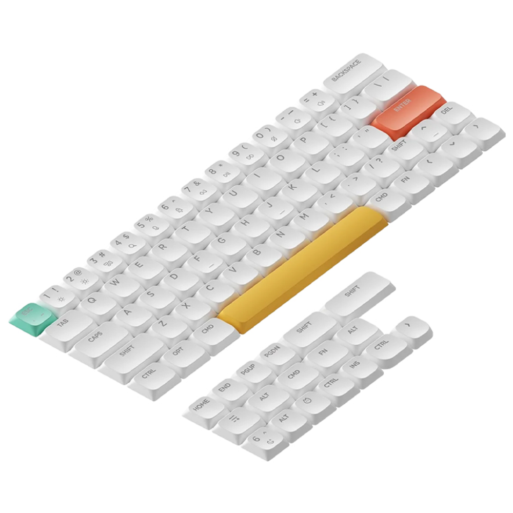 NUPHY AIR 시리즈 V1 V2 기계식 키보드 샤인스루 RGB 투과 영문 키캡 누피, AIR60 시리즈, 화이트 35,000원