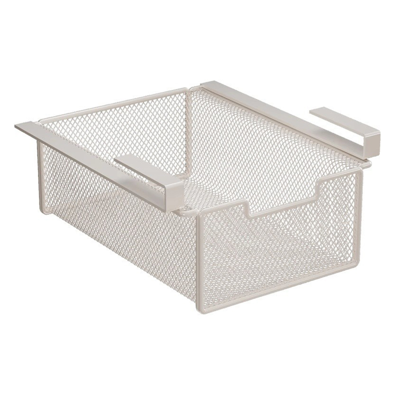 철재 무타공 슬라이딩 언더 서랍 37 x 22 x 9 cm, 화이트, 1개 23,120원