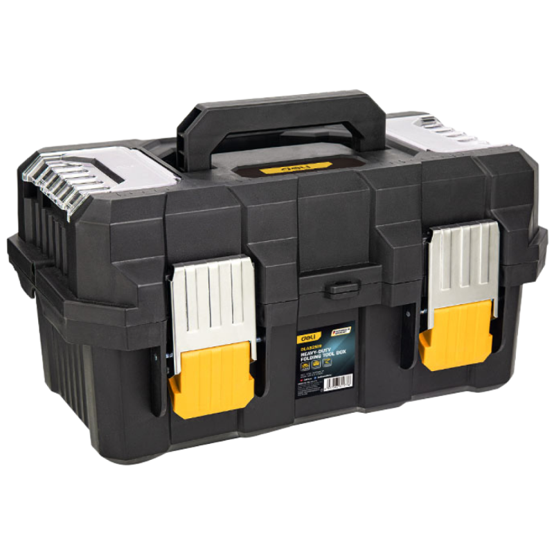 델리툴즈 블랙 3단 공구함 다용도 공구 가방 공구통 툴박스, 1개 44,800원