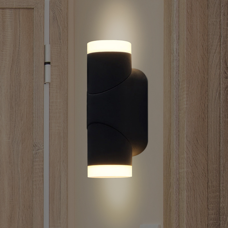 멜리빙 DS 다미아 2등 벽등 LED12W 플리커로우, 블랙 + 전구색 64,700원