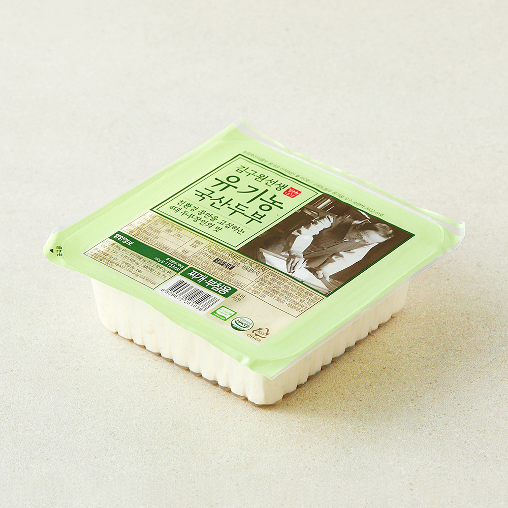 [로켓프레시] 김구원선생 유기가공식품 인증 국산 두부 3,950원