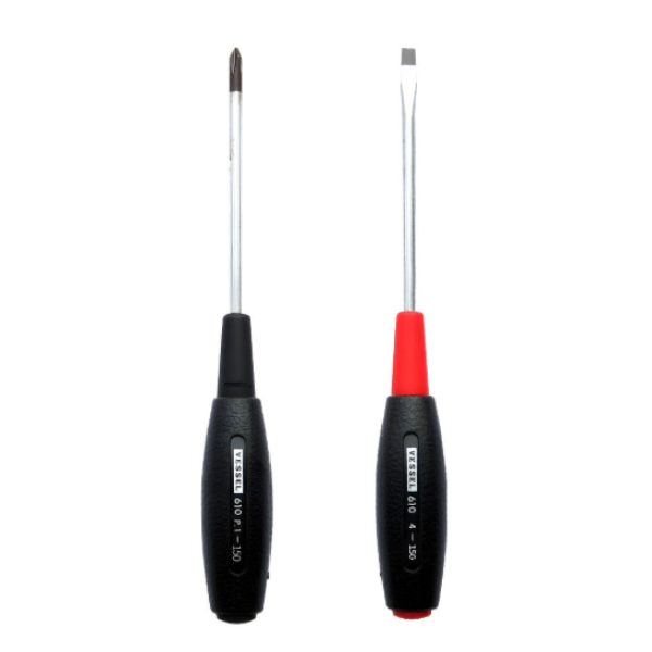 베셀 절연드라이버 고무그립 610 P1x75mm 십자 일자 정밀드라이버 6,050원