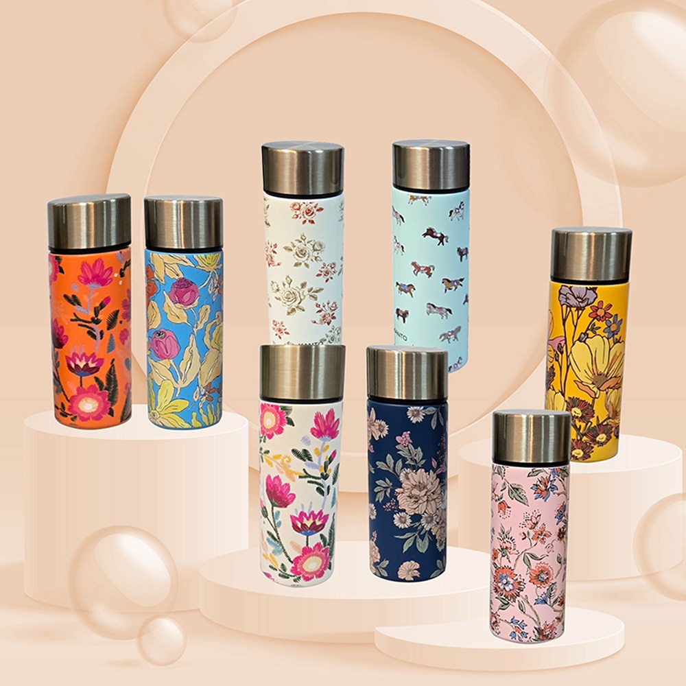 칸토(kanto) 미니 보온병 150ml 플라워 텀블러 보온병 텀블러 보냉병 어린이집 슬림보온병 18,500원