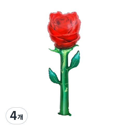 러블리 대형 장미 풍선 이벤트 파티용품 손펌프포함, 4개, 로즈 34,650원