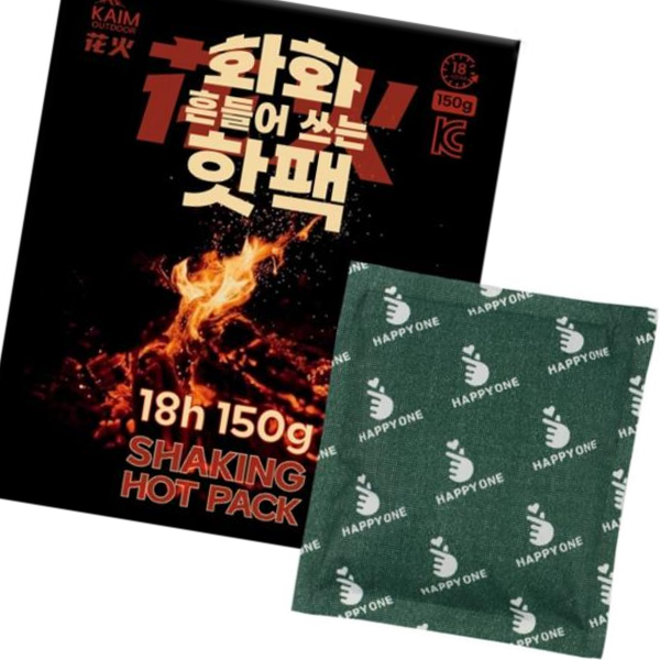 일회용핫팩 대용량핫팩 갓구운 군용핫팩 흔드는핫 20매 100g 150g 12,910원