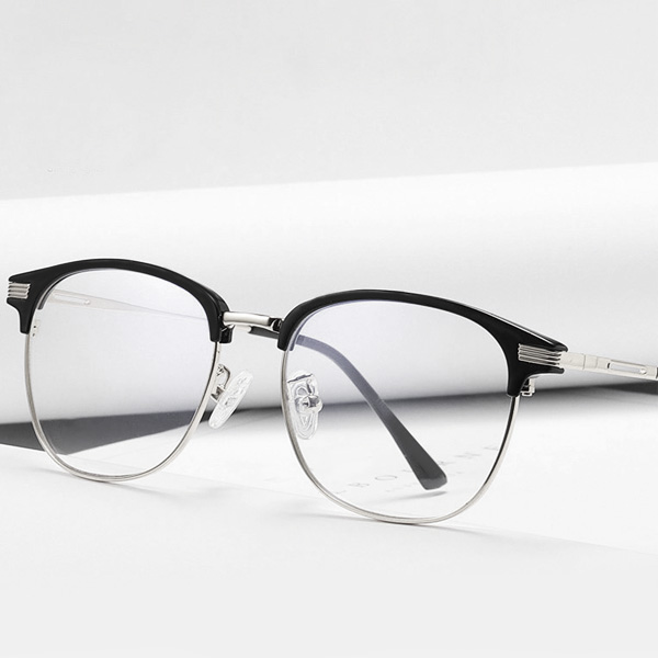 그대로착용 JB9 Click 블랙(무광)실버 블루라이트차단안경 하금테안경 35,000원