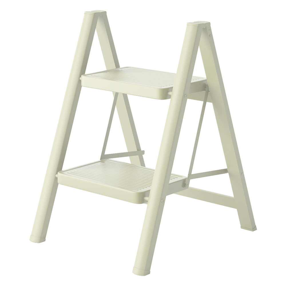 코끼리리빙 가정용 접이식 사다리 A11 PLUS 스타 베이지 2단 KLA 3944 23,900원