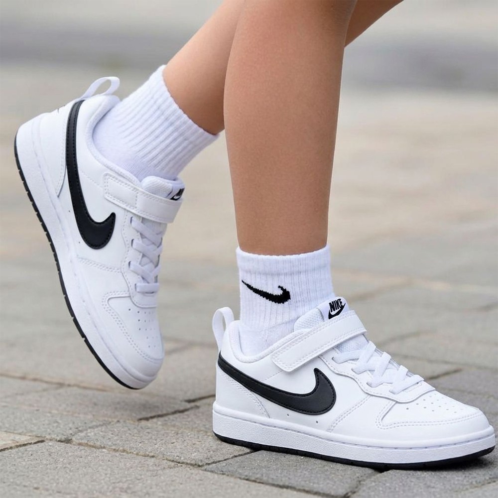 나이키 주니어운동화 코트버로우 로우 리크래프트 화이트 블랙 아동벨크로 신발물티슈증정 53,000원