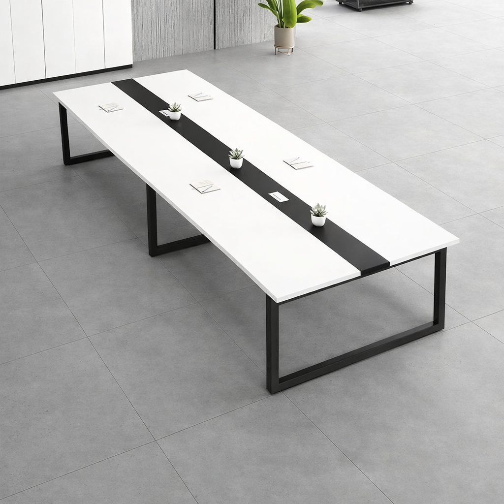 고급 현대 가구 심플한 사무실 회의 테이블 업소용회의책상 285,300원