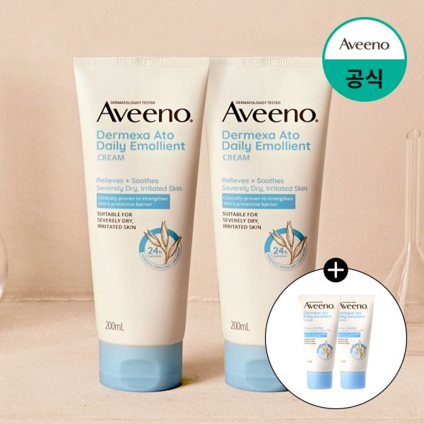 NEW 아비노 더멕사 아토 바디크림 200mL x2개 (+15ml 2개 증정) 33,100원