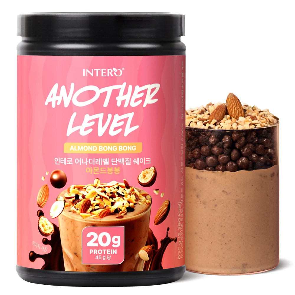 인테로 어나더레벨 단백질 쉐이크 초코 아몬드봉봉맛 22,900원