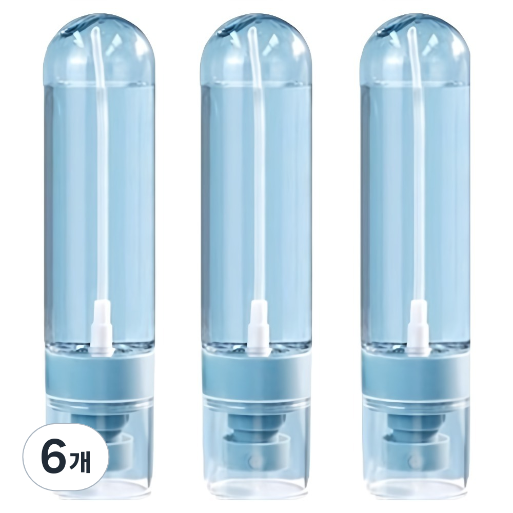 리빙여왕 초미세 나노 미스트 스프레이 분무기 공병 100ml, 6개, 스카이블루 17,800원