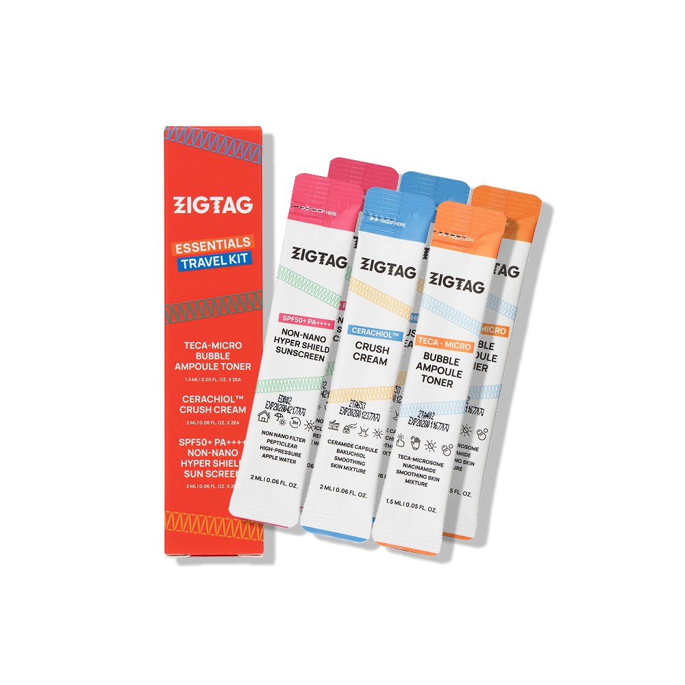 직택 에센셜 트래블 키트 여행용 화장품 키트, 1세트, 현재가 4,900원