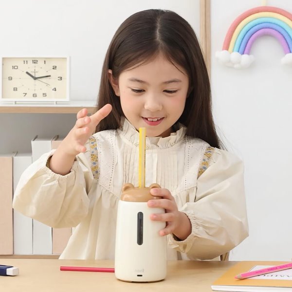 노르잇 자동 연필깎이 프리미엄 전동 자동상승_화이트 : 책상 위 필수 아이템! 깔끔한 필기 환경을 위한 스마트한 선택 37,900원